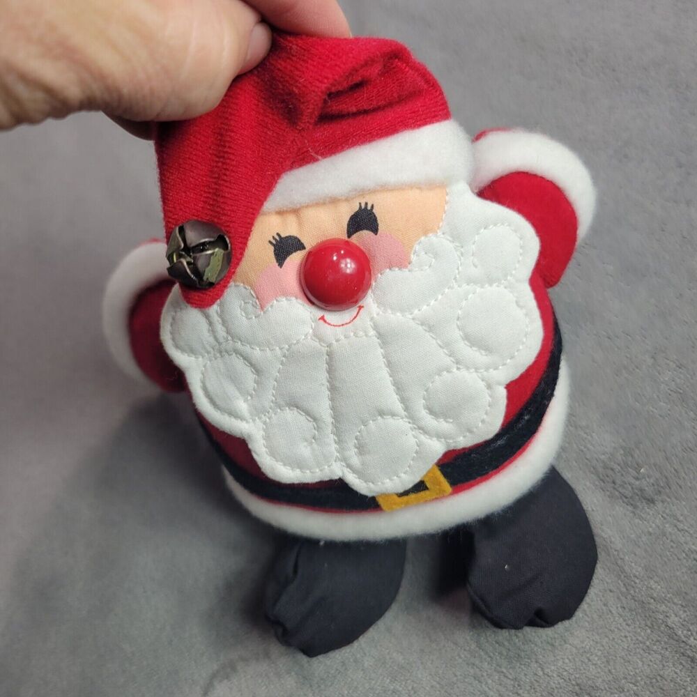 Vintage Hallmark‎ Santa Claus Bean Bag Plush Toy - Picture 5 of 9